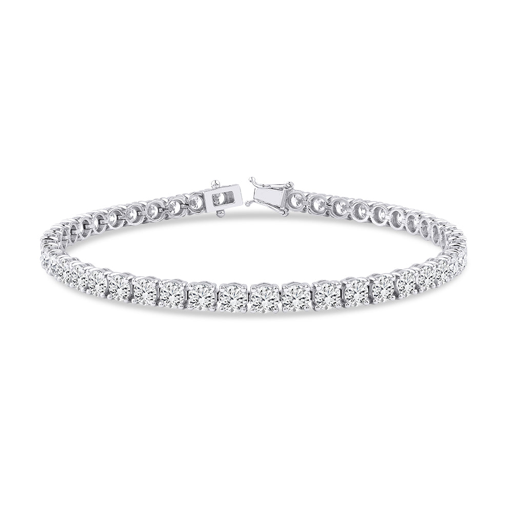 Round Cut Tennis Bracelet 14.8 ct