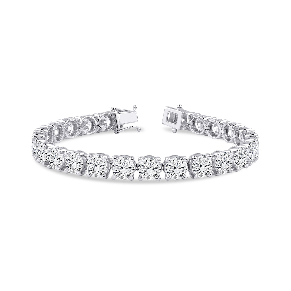 Round 25 ct Tennis Bracelet