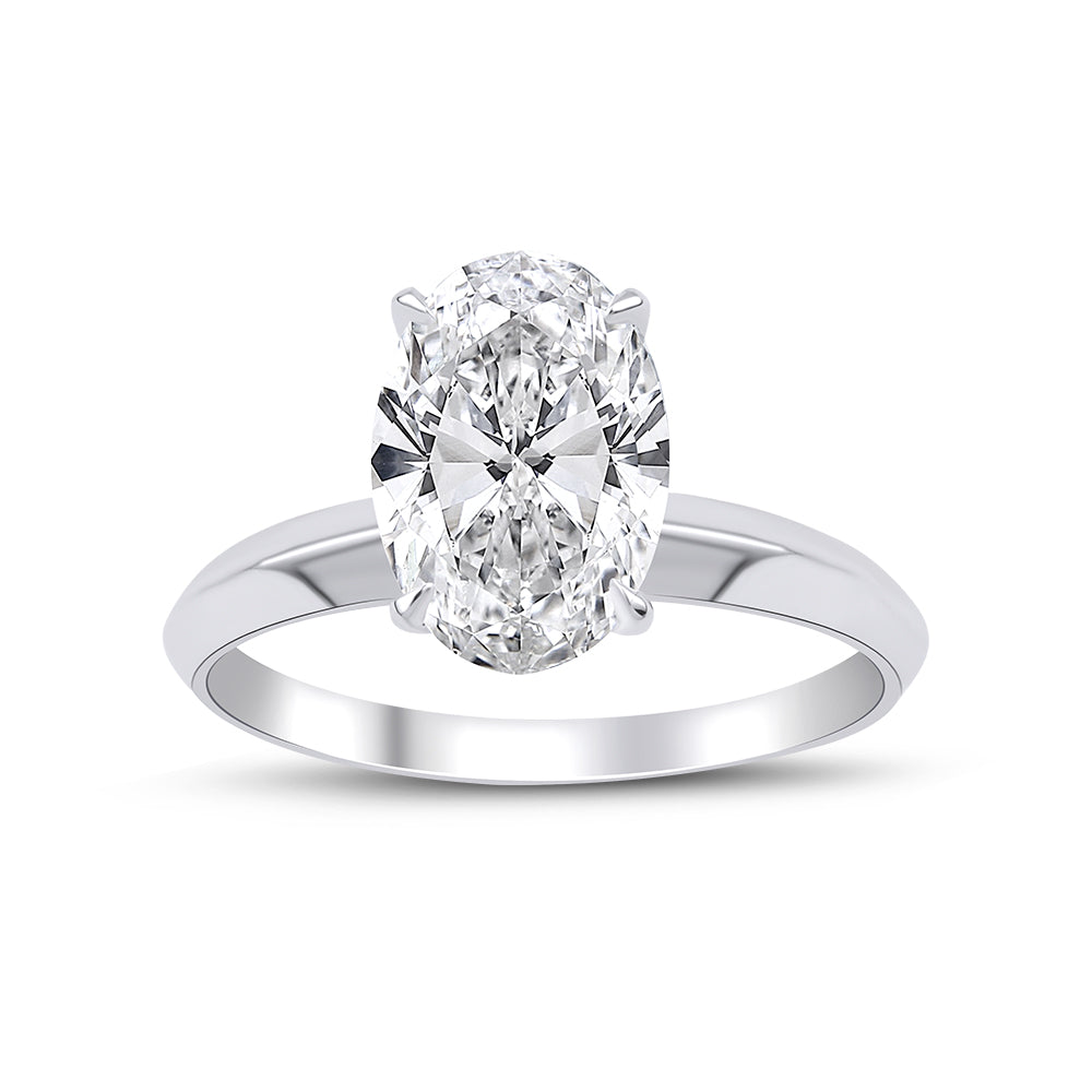 Oval Cut 3 ct Engagement Ring