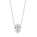 Oval Cut 1 ct Necklace
