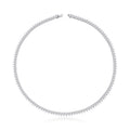 Aurora Pear Drop Tennis Necklace