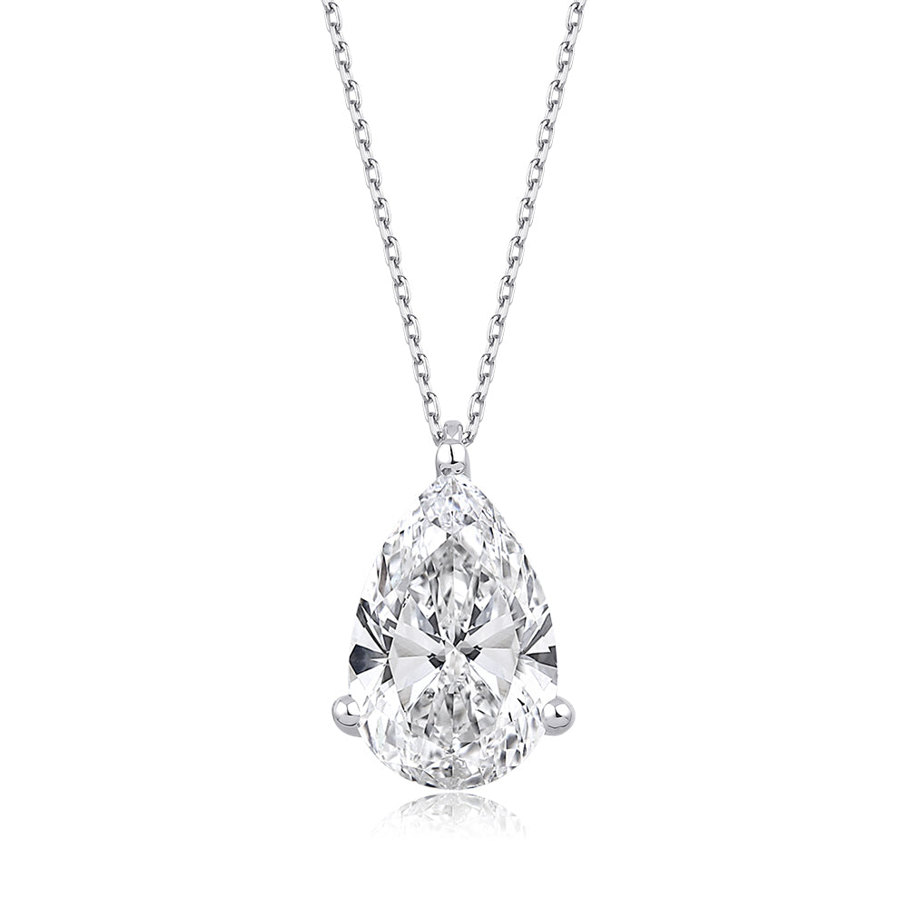 Pear Cut 2 ct Necklace